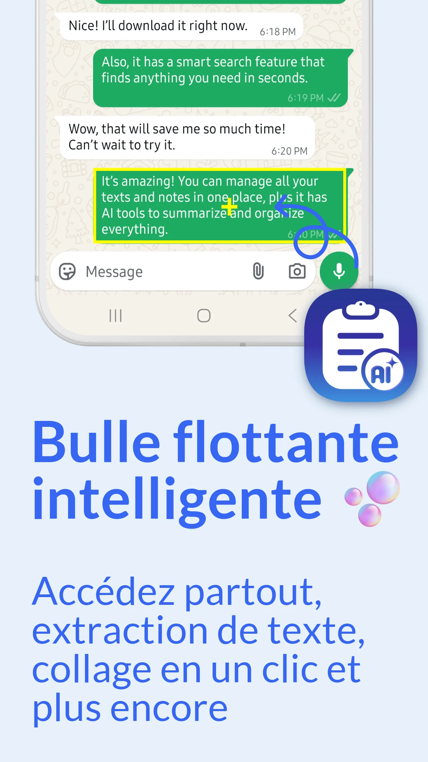 Widget Bulle Flottante ClipZ