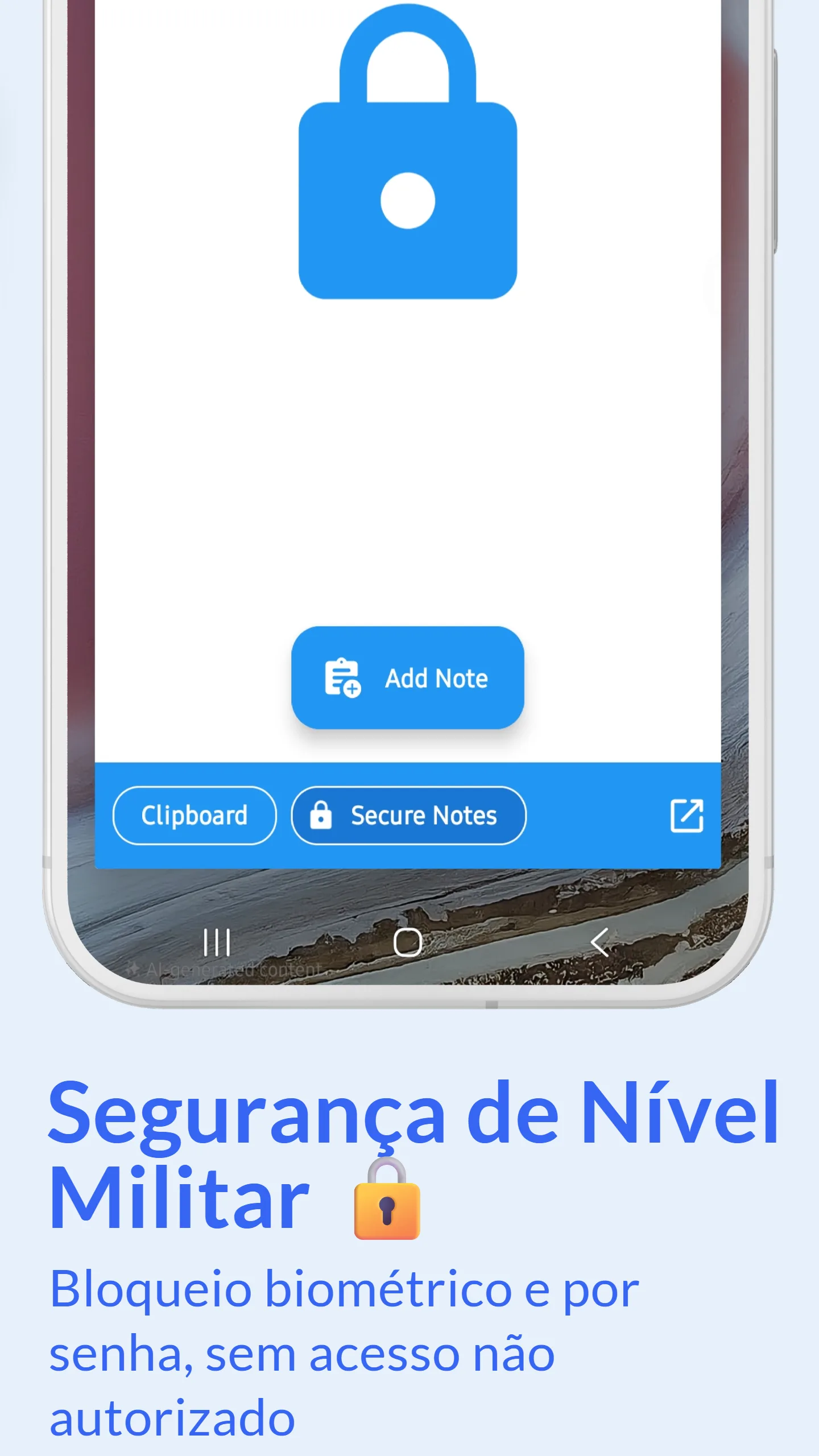 ClipZ Clipboard Seguro protege seu texto copiado e criptografia do clipboard